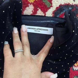 Amanda Uprichard Black and gold jumper